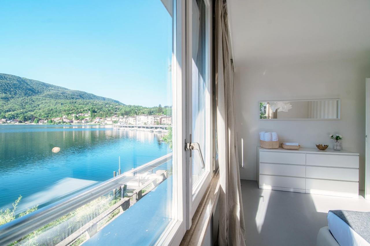 La Finestra Blu By Quokka 360 - With A Panoramic Lake View Διαμέρισμα Ponte Tresa Εξωτερικό φωτογραφία